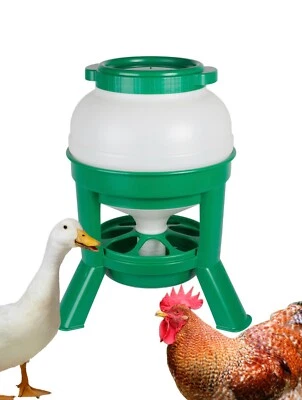 Silo Geflügel Futterautomat für ca. 15kg / 20l  für Hühner Enten Gänse Puten usw - Bild 1 von 3