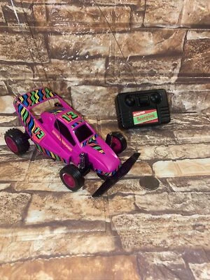 Echo Pro Scorpions Pink Radio Control Car Boxed  1993 RC Car Remote For PARTS - Image 1 of 4