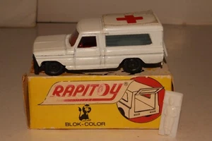 Aguti Rapitoy Ford F-100 Pickup Truck Ambulance with Original Box, Matchbox Copy - Picture 1 of 15