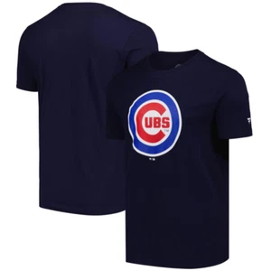 Chicago Cubs T-Shirt Men's MLB Baseball Primary Logo Navy Top - New - Picture 1 of 3