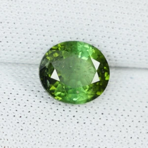 1,15 ct VERDE BRILLANTE COMO 100% TURMALINA NATURAL OVALADA ¡Ver Vdo 6324! - Imagen 1 de 2