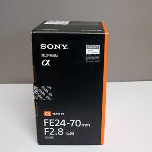 Sony Full Frame E-Mount FE 24-70mm F2.8 G Master Lens SEL2470GM