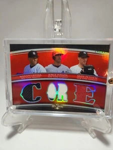 2010 Triple Thread Rivera Posada Pettitte CORE Yankees 14/36 Relic TTRC-2 - Picture 1 of 2