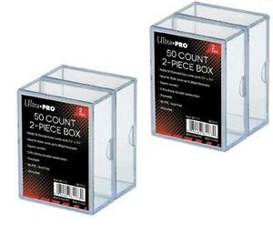 Ultra Pro 4 Pack 50 Count 2-Piece Card Storage Box Case Sports Magic 81173 - Picture 1 of 1