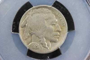 1926-S 5C Buffalo Indian Nickel Pcgs VF25 Undergraded w/80% Horn Nice Hair & Fur - Picture 1 of 4