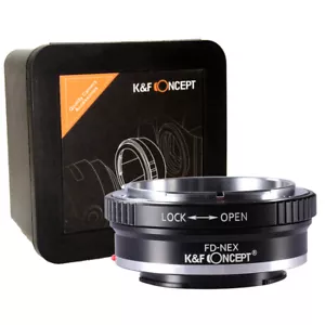 K&F Concept FD-NEX Adapter Canon FD/FL/NFD Objektiv auf Sony E/NEX (KF06.071) - Bild 1 von 11