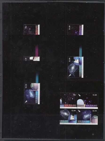 NEW ZEALAND 2007 SET (x6) MINT MNH M/S's ex BOOKLET SOUTHERN SKIES (ID:PB12) - Image 1 of 1