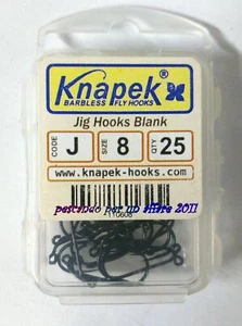 KNAPEK CODE J Jighaken blank, barbless Fliegenhaken - Bild 1 von 2