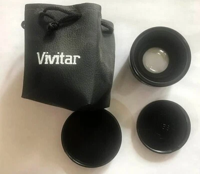 Vivitar HD4 MC AF High Definition 0.43x Wide Angle Lens w/ Macro - Image 1 of 4