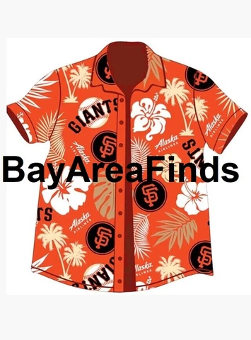 San Francisco Giants Aloha shirt sz X-Large SGA 7/16/2022 SF Hawaiian XL Cover