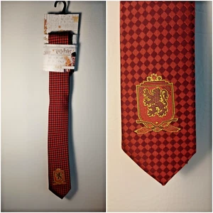 Harry Potter Gryffindor Checker Tie Wizarding World Bioworld NWT - Picture 1 of 7