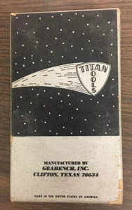 Gearench Titan Tools Cadena Mandíbulas C1351 Par/2, Nuevo Stock Antiguo - Imagen 1 de 5