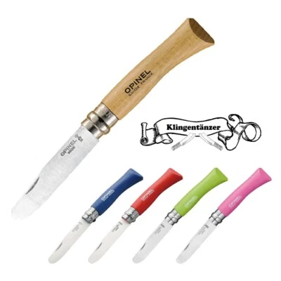 Opinel Kinder Taschenmesser Schnitzmesser No.07 versch.Farben abgerundete Klinge