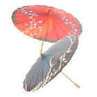  2 pièces parapluies en papier bois enfant vintage huile mariage fête