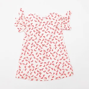 WHITE AND PINK FLORAL DRESS (SIZE 2/4/6A) "LILY WAFFLES" GQ30192 SS 20 (-30%) - Picture 1 of 9