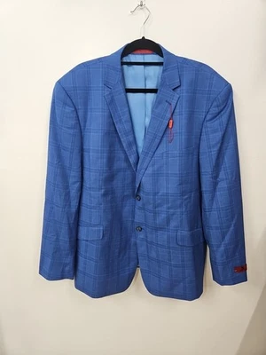 NWT Men's Suit RENOIR English Plaid Window Pane Slim Fit R 50/44 - Image 1 of 4