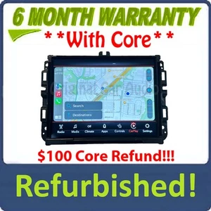 Refurbishe 19-20 Ram Truck 1500 OEM AM FM Radio Touch Screen 8.4" VP2_8.4 DT SXM - Picture 1 of 8