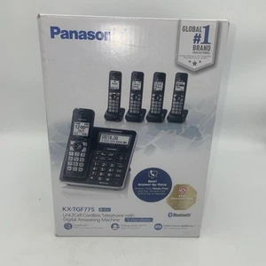 Panasonic KX-TGF670 Link2Cell Bluetooth Cordless Phone Answer System 5 Handsets - Photo 1/6
