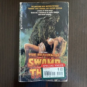 THE RETURN OF SWAMP THING / Peter David (Jove 1989) movie tie-in - Picture 1 of 2