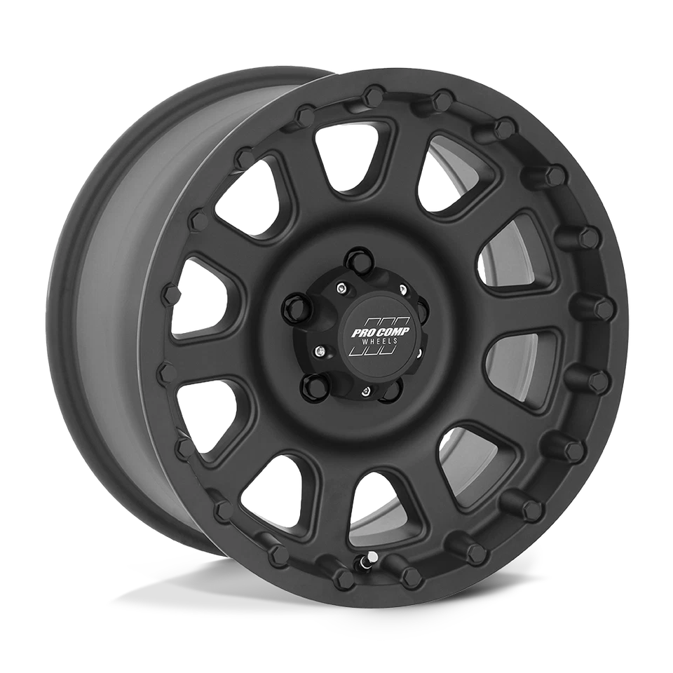 16x8 Pro Comp 7032 Bandido Flat Black Wheel 6x5.5 (0mm) - Image 1 of 4