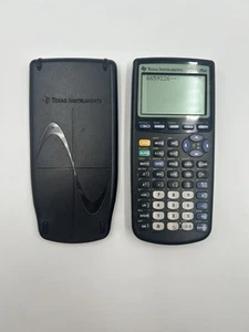 Texas Instruments TI-83 Plus graphischer Taschenrechner schwarz getestet/funktioniert mit Deckel - Bild 1 von 8