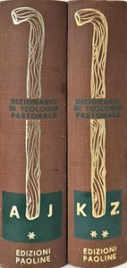 DIZIONARIO DI TEOLOGIA PASTORALE - EDIZIONI PAOLINE 1962 - 2 VOLUMI COMPLETO - Foto 1 di 4