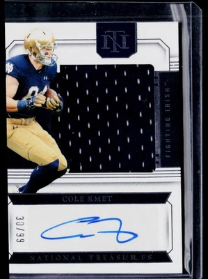 2024 Panini National Treasures #SS-CKT Cole Kmet Silhouettes Signatures/99 Foto 1 de 2