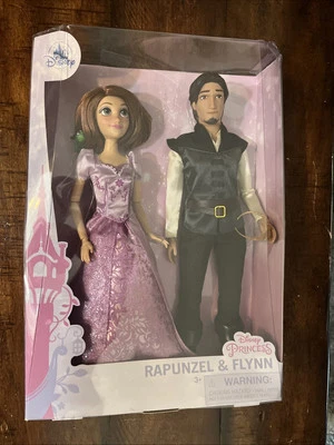 Disney Store Enredado Rapunzel y Flynn Rider Muñeca Set Nuevo En Caja Foto 1 de 4