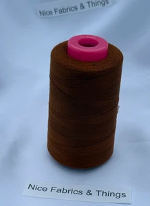 50 Spools -Brown AX690 Multi Purpose Sewing Thread - Picture 1 of 3