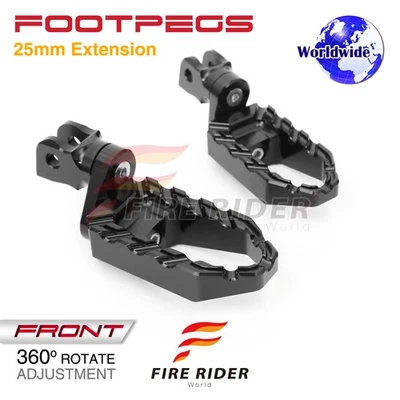 Para Aprilia RSV4 09-17 16 15 14 13 BUZZ 1 pulgada Riser Rider Touring estriberas Foto 1 de 4