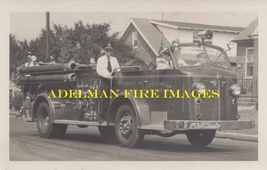 Foto muy antigua de aparato contra incendios, North Wales PA American LaFrance 3824-SP716 - Imagen 1 de 2