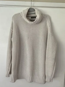 Mint Velvet Chunky Knit Jumper Cream Colour - Picture 1 of 4