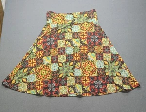 LuLaRoe Azure Womens Size Large Multicolor Fit Sz 10-12 Slinky Stretchy - Picture 1 of 5