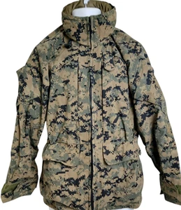 USMC Digicam Marpat Parka Goretex APECS Jacket Woodland Camouflage Smock - Picture 1 of 12