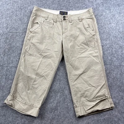 Polo Ralph Lauren Jeans Co. Capri Cargo Pants Ripstop Hiking Camp 28 Meas 32x17 - Image 1 of 4
