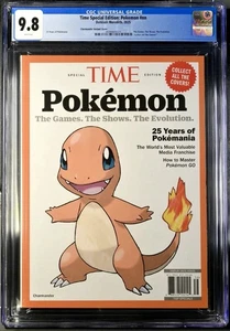 CGC 9.8 Top Pop! TIME Magazine Pokémon 25th Anniversary CHARMANDER Cover Variant - Picture 1 of 5