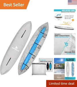 Vielseitige 600D Kajakabdeckung 10,8-12 Fuß, wasserdicht & UV-beständig für alle Bedingungen - Bild 1 von 9