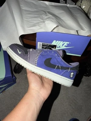 Talla 11 - Zion Williamson x Air Jordan 1 Retro OG Low Voodoo Alternate Foto 1 de 4