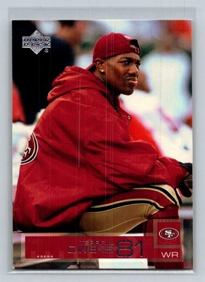 2002 Upper Deck #147 Terrell Owens San Francisco 49ers Football Card - Image 1 of 2