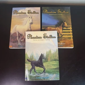 Phantom Stallion Book Lot Of 3 (1, 3, 12) By Terri Farley Paperback Avon - Foto 1 di 13