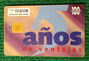 Télécarte Argentine - 5 ANOS DE VENTAJAS - 100 PULSOS - Imagen 1 de 2