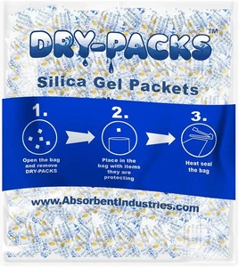 Absorbent Industries Trockenpackungen Orange Sichtbar Indikierend Kieselgel... - Bild 1 von 7