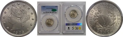 1905 5C Liberty Nickel PCGS MS-65 CAC - Image 1 of 3