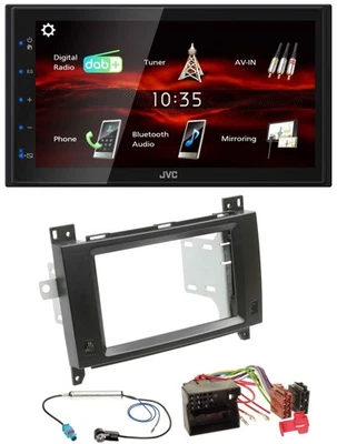 JVC USB Bluetooth MP3 DAB 2DIN Autoradio für Mercedes Viano Vito 06-14 schwarz - Bild 1 von 4