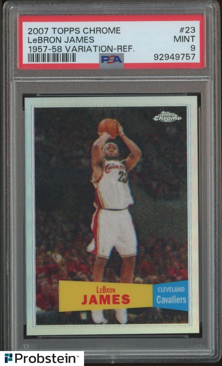NBA カード Lebron James Topps Chrome PSA9 NBA カード Lebron James Topps Chrome PSA9 NBA カード Lebron James