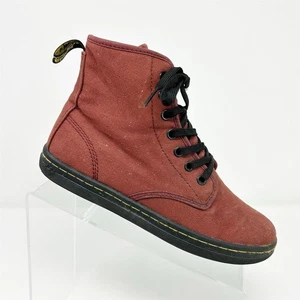 Botas de lona Dr. Martens Shoreditch para mujer rojo cereza talla US 7 (EU 38) - Imagen 1 de 12