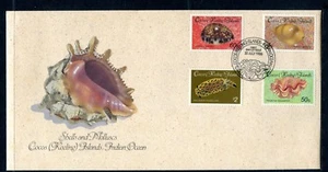 1985/86 Cocos Island Shells & Molluscs (30/07/1986) FDC - Picture 1 of 1