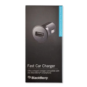 BlackBerry ASY 46705-003 Adapter samochodowy 1000mA z kablem do transmisji danych micro USB, czarny - Zdjęcie 1 z 3