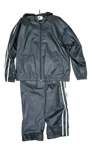 Survêtement jogging vintage Lavon taille S 2 pièces années 80 90 gris doublé nylon - Photo 1/10