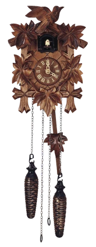 German Cuckoo Clock Quartz-movement Carved-Style 23cm by Anton Schneider Cover